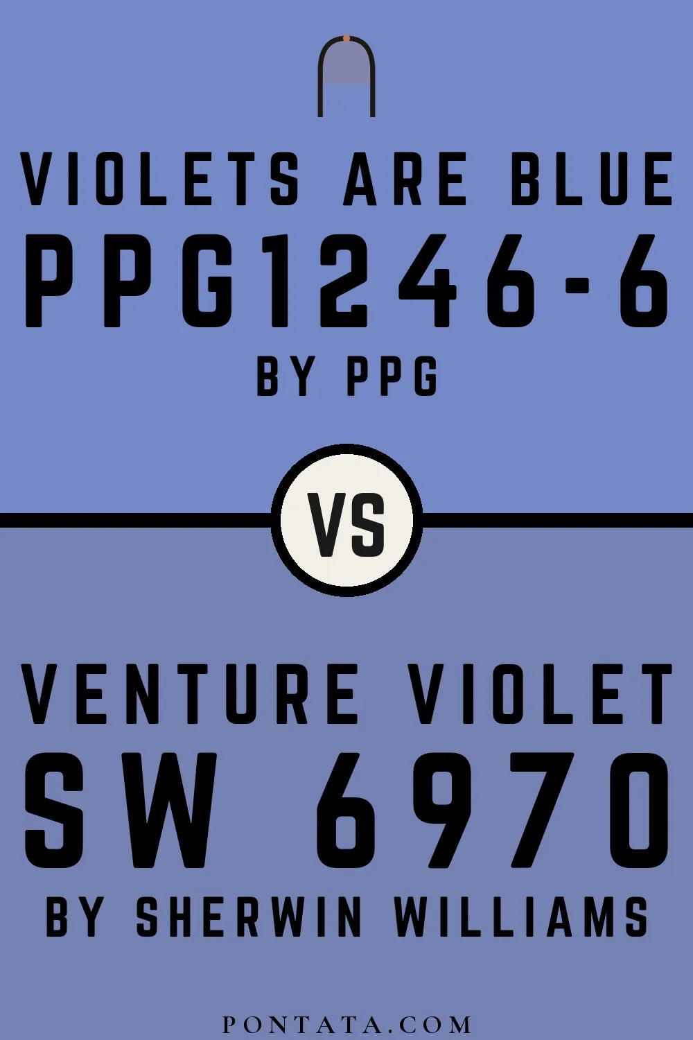 Violets Are Blue vs Venture Violet