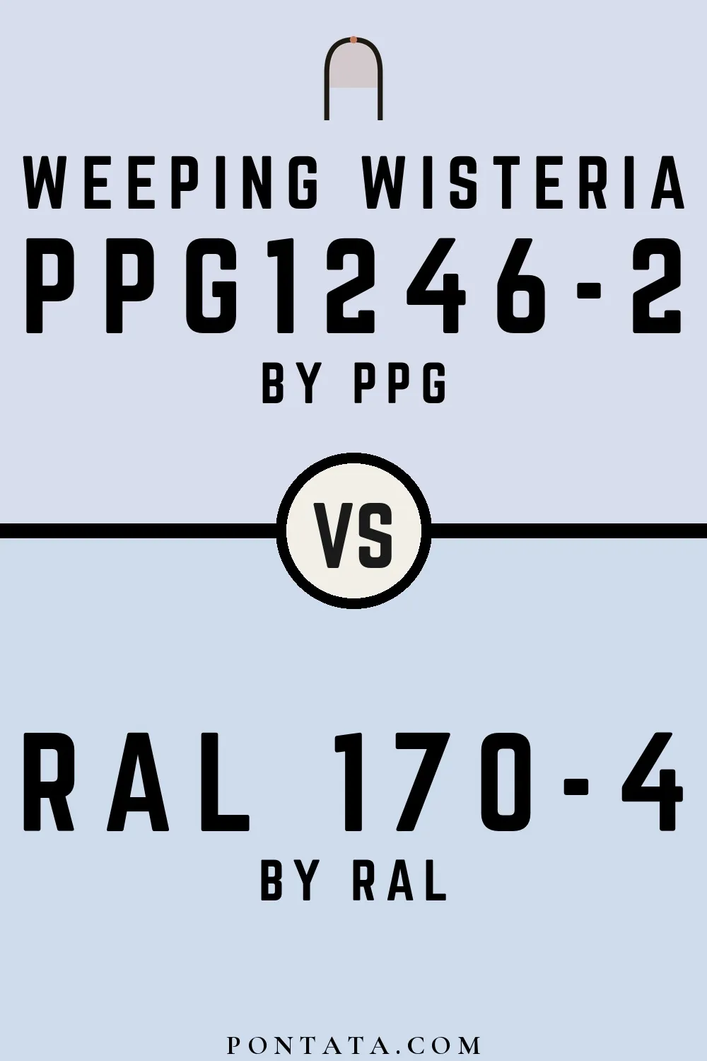 Weeping Wisteria vs RAL 170-4