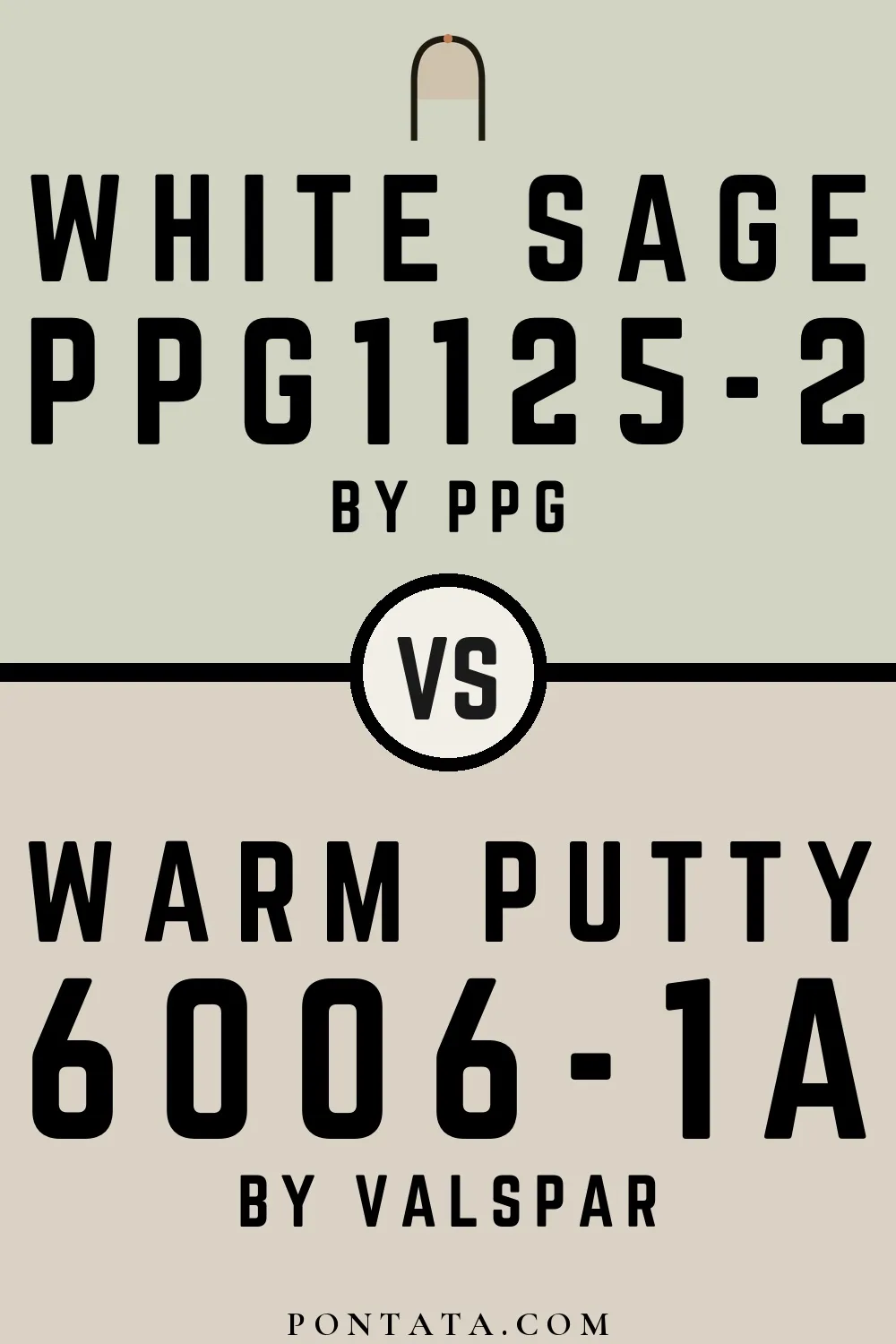 White Sage vs Warm Putty