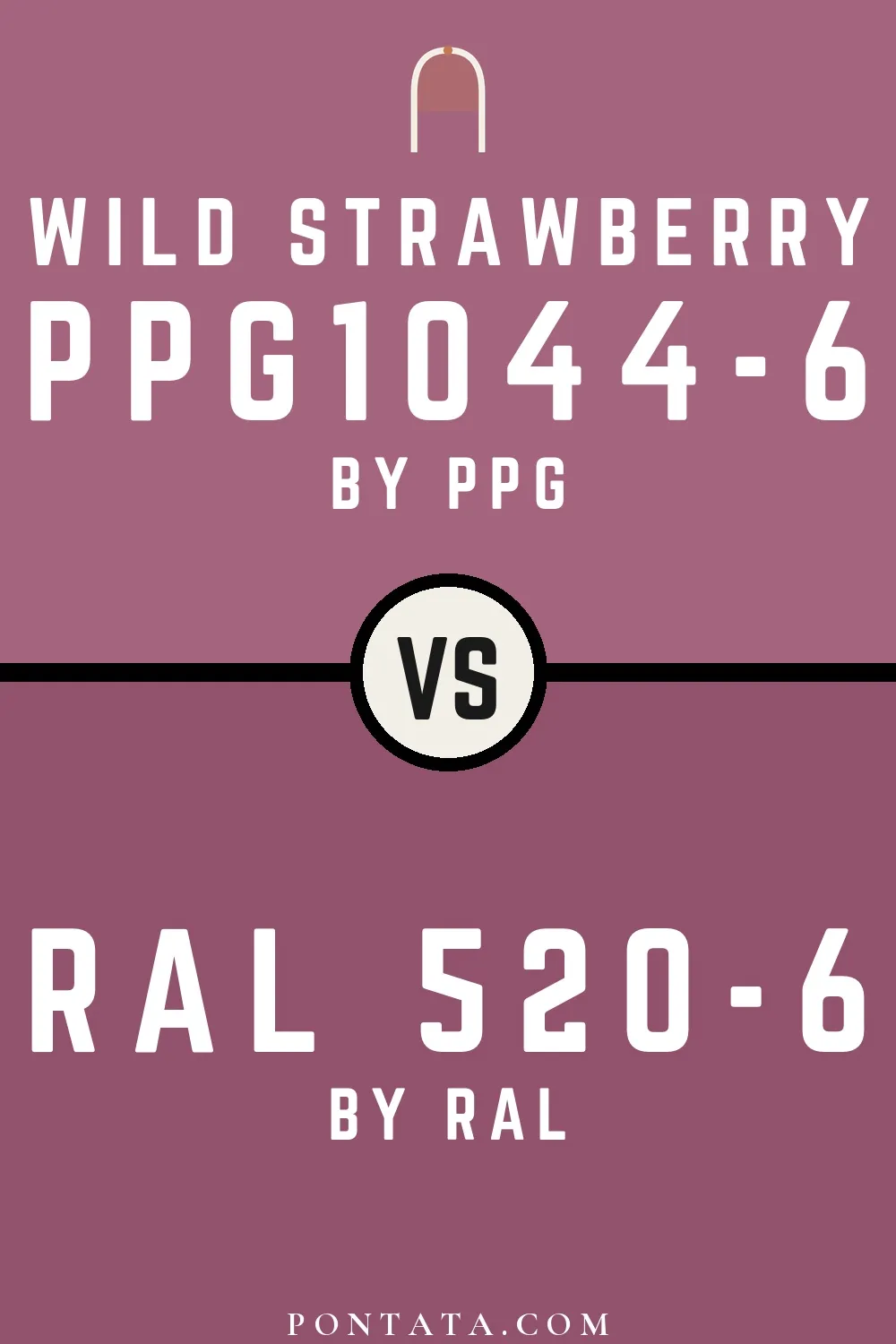 Wild Strawberry vs RAL 520-6