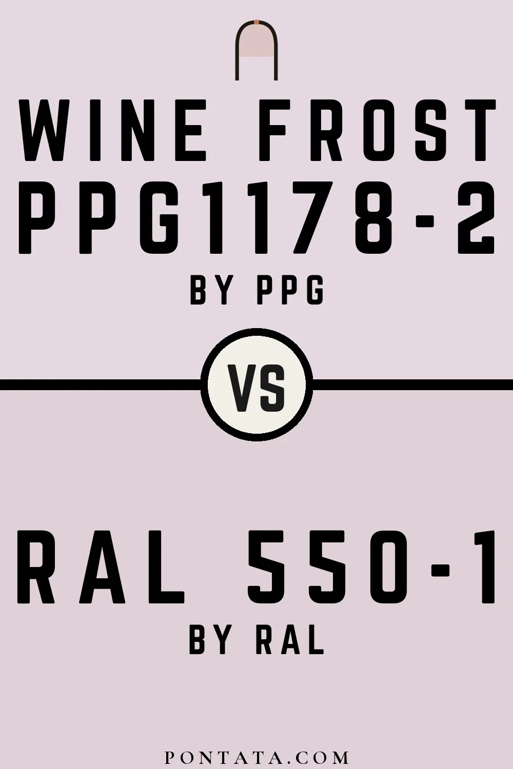 Wine Frost vs RAL 550-1