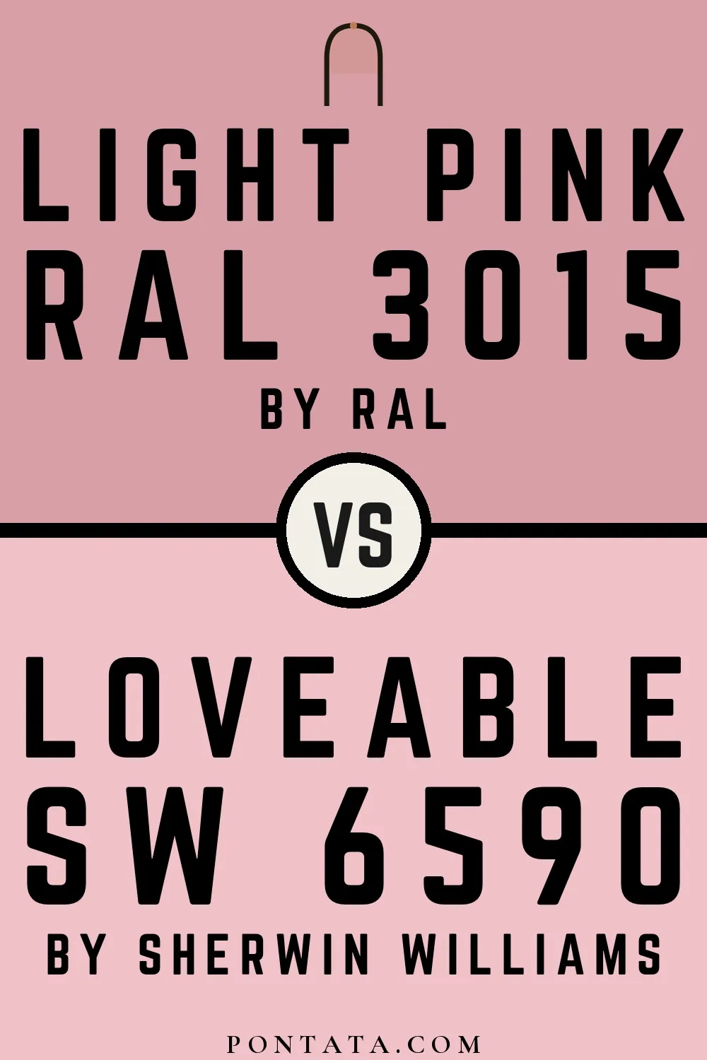 Light pink vs Loveable