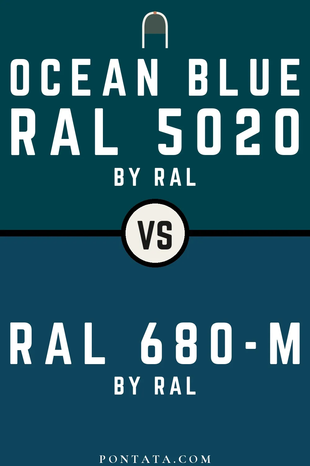 Ocean blue vs RAL 680-M