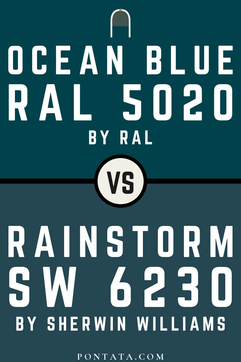 Ocean blue vs Rainstorm