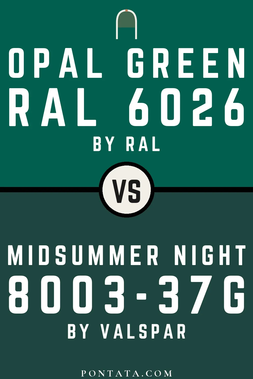 Opal green vs Midsummer Night