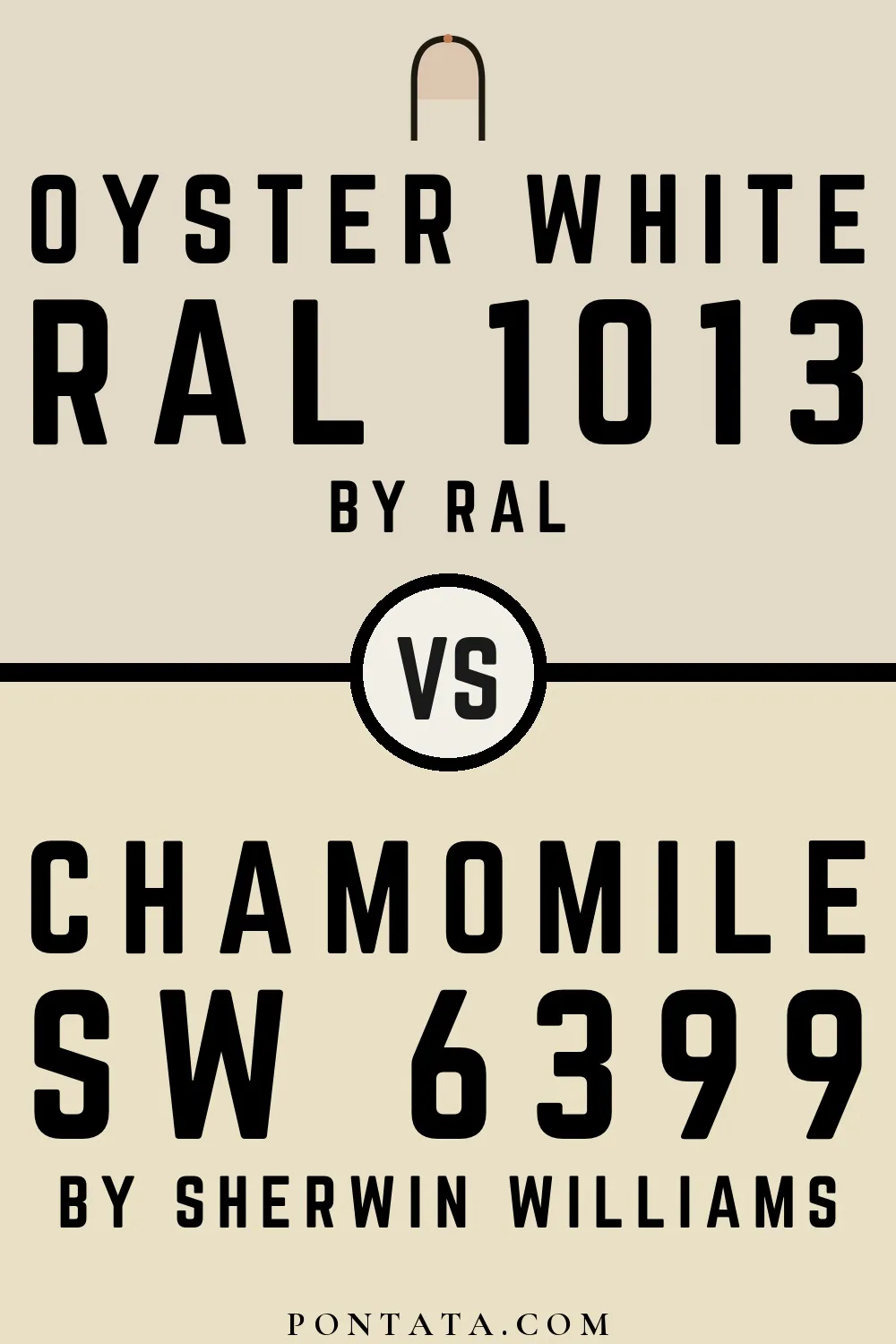 Oyster white vs Chamomile