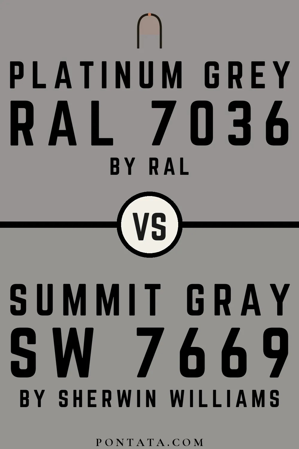 Platinum grey vs Summit Gray