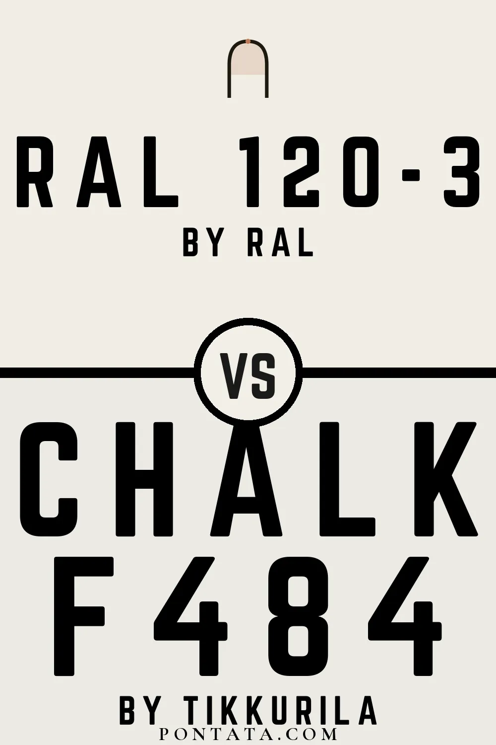 RAL 120-3 vs Chalk