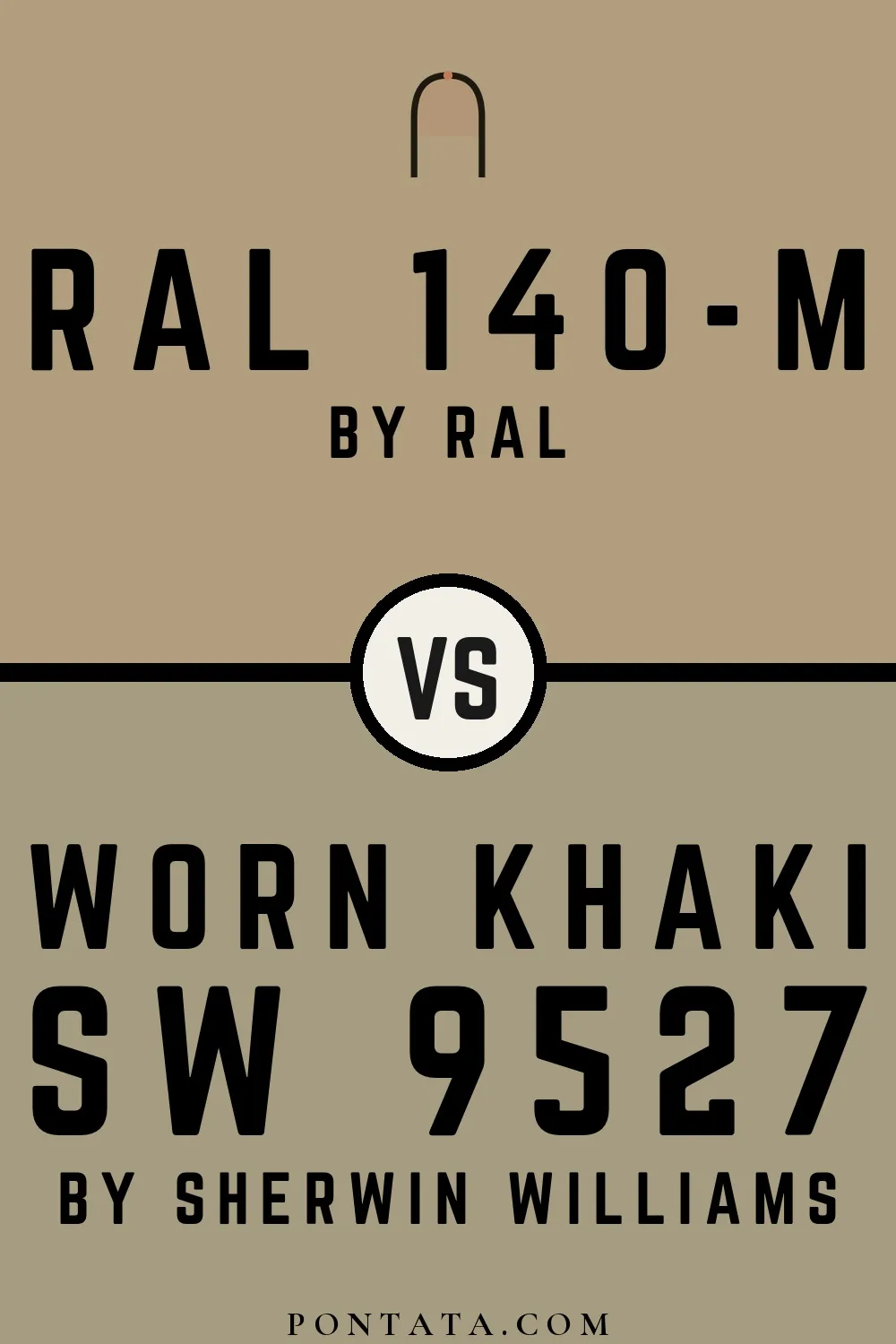 RAL 140-M vs Worn Khaki