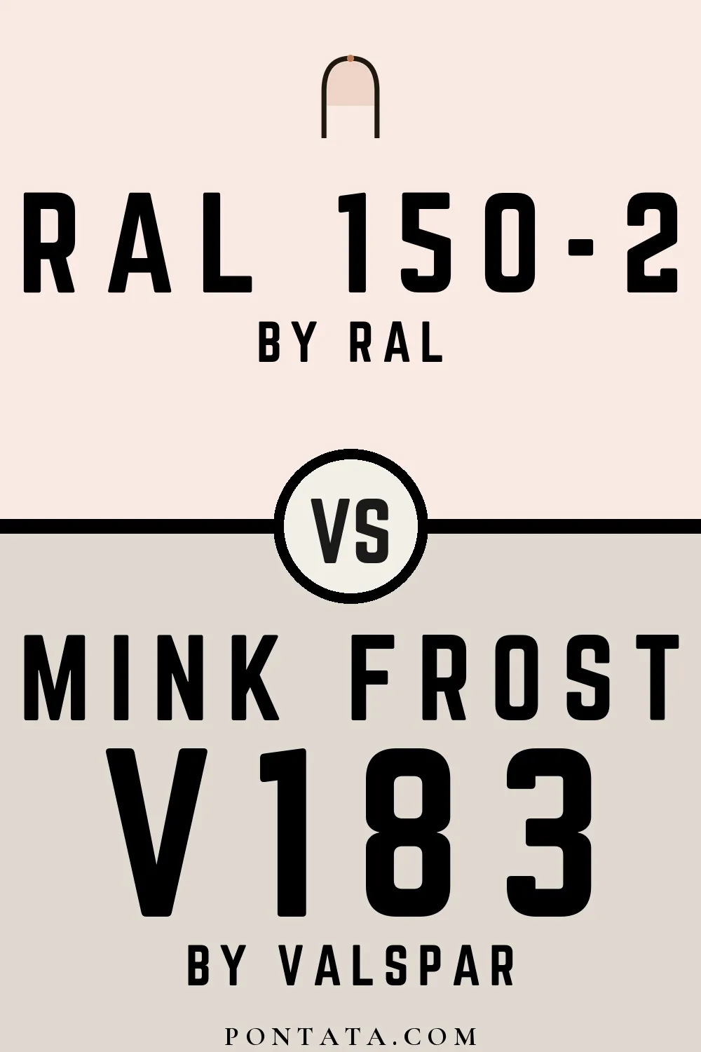 RAL 150-2 vs Mink Frost