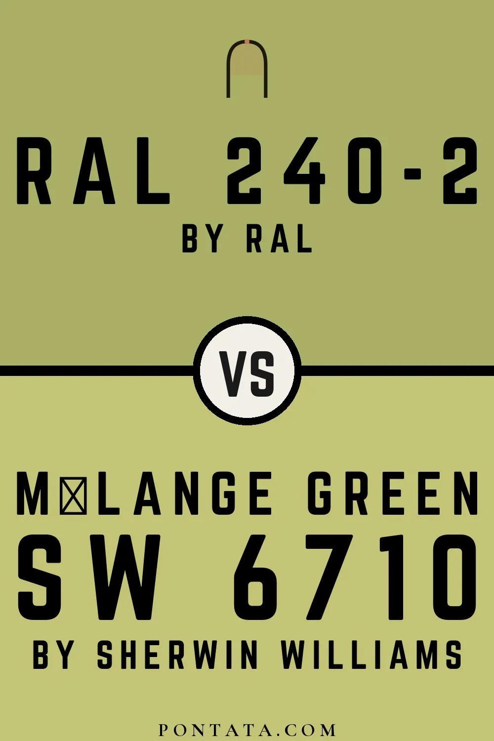 RAL 240-2 vs Mélange Green