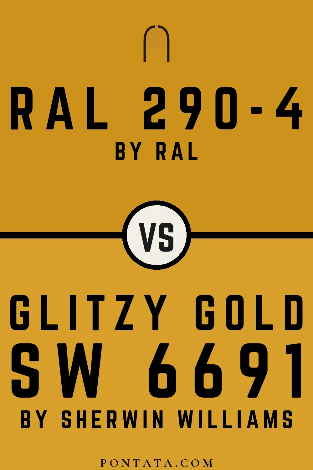 RAL 290-4 vs Glitzy Gold