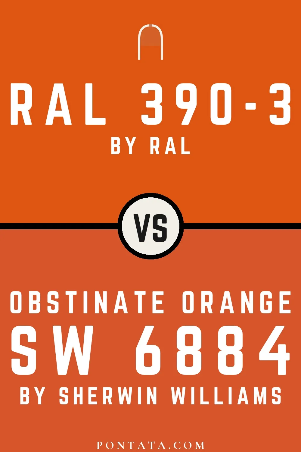 RAL 390-3 vs Obstinate Orange