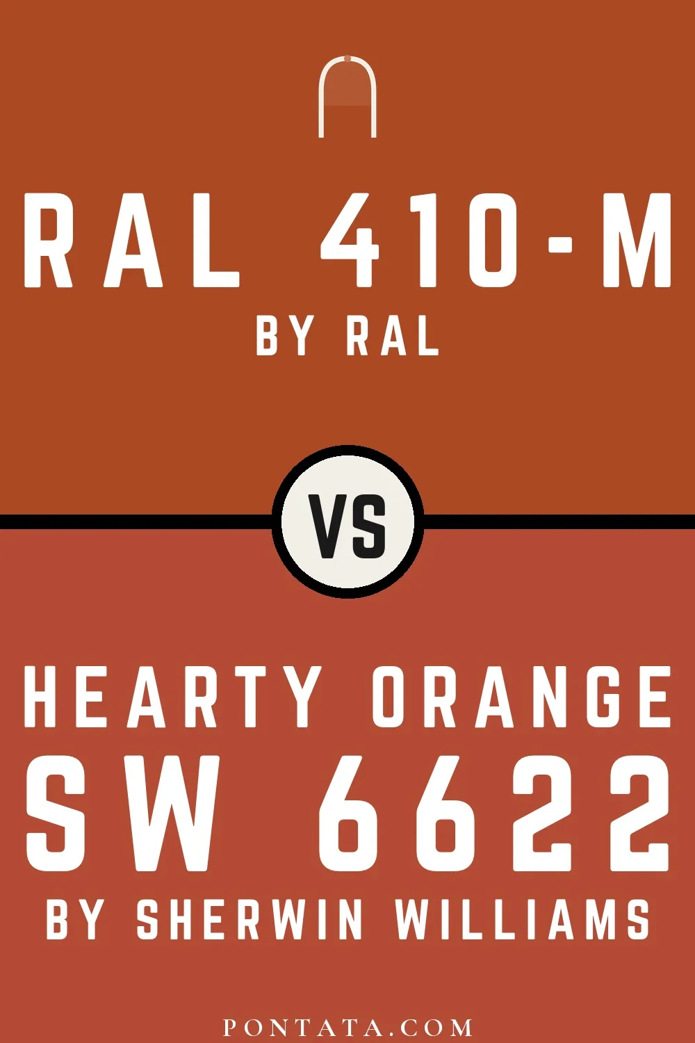 RAL 410-M vs Hearty Orange