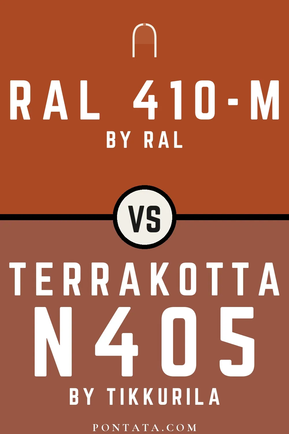 RAL 410-M vs Terrakotta