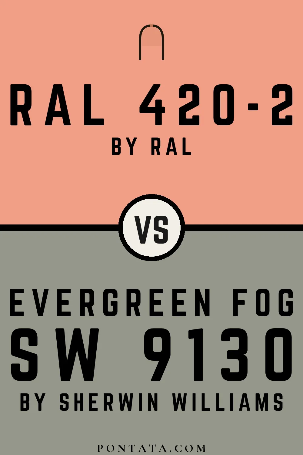 RAL 420-2 vs Evergreen Fog