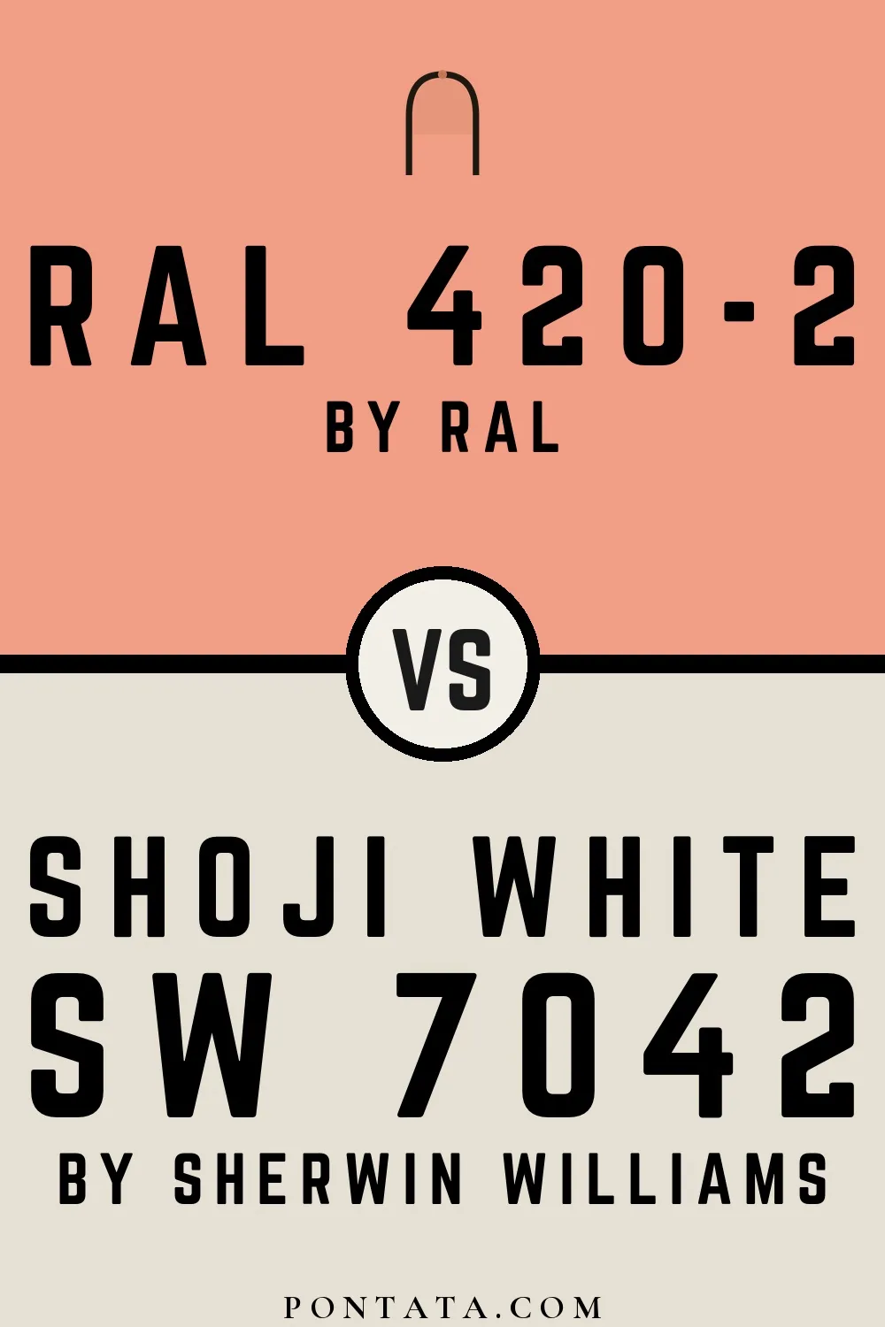 RAL 420-2 vs Shoji White
