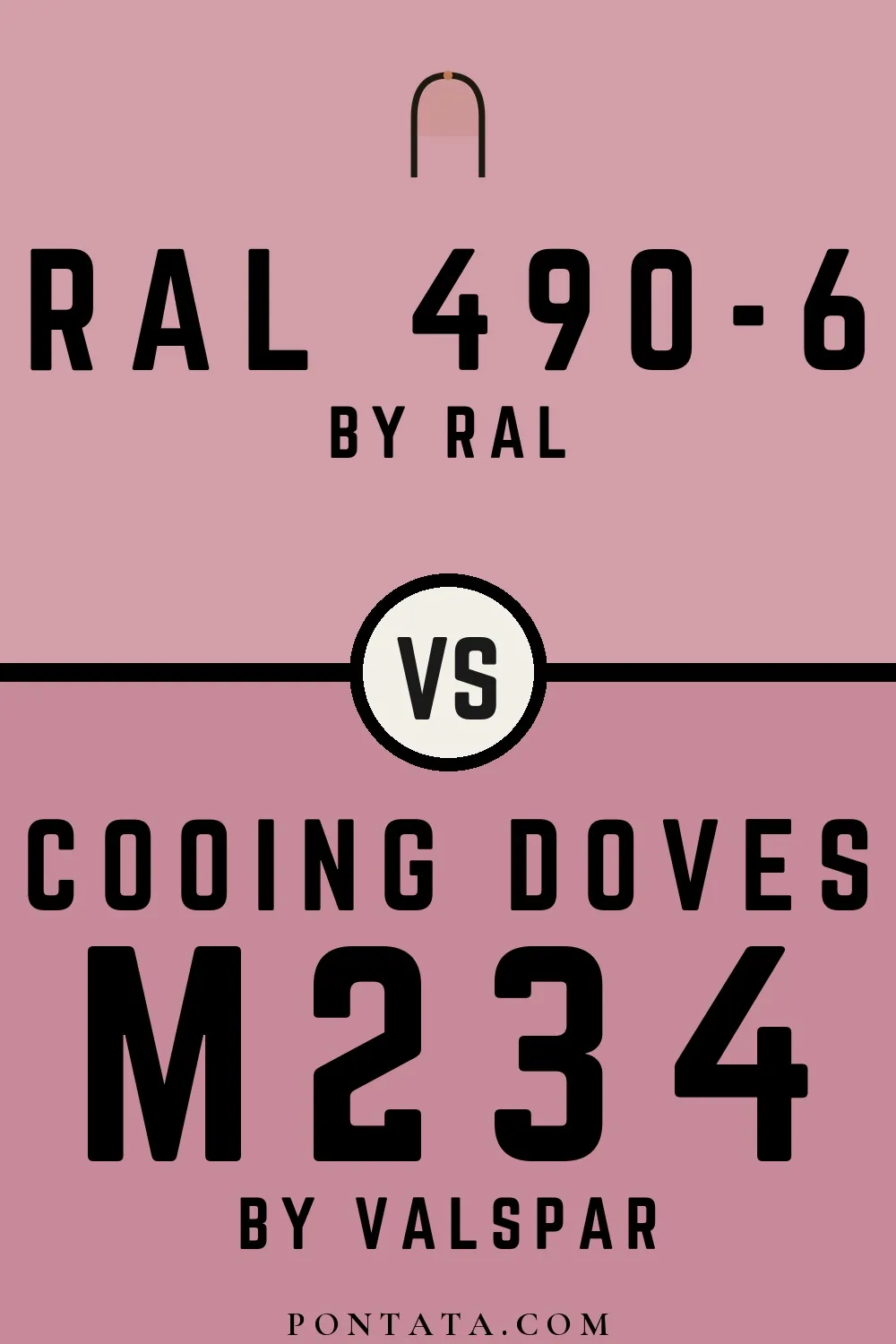 RAL 490-6 vs Cooing Doves