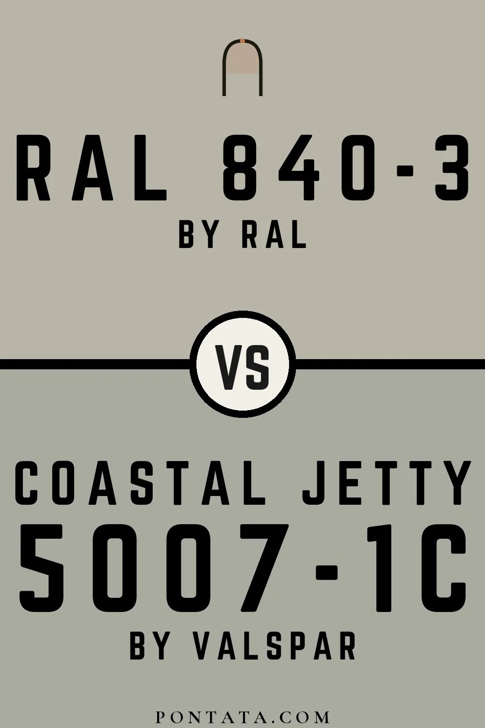 RAL 840-3 vs Coastal Jetty