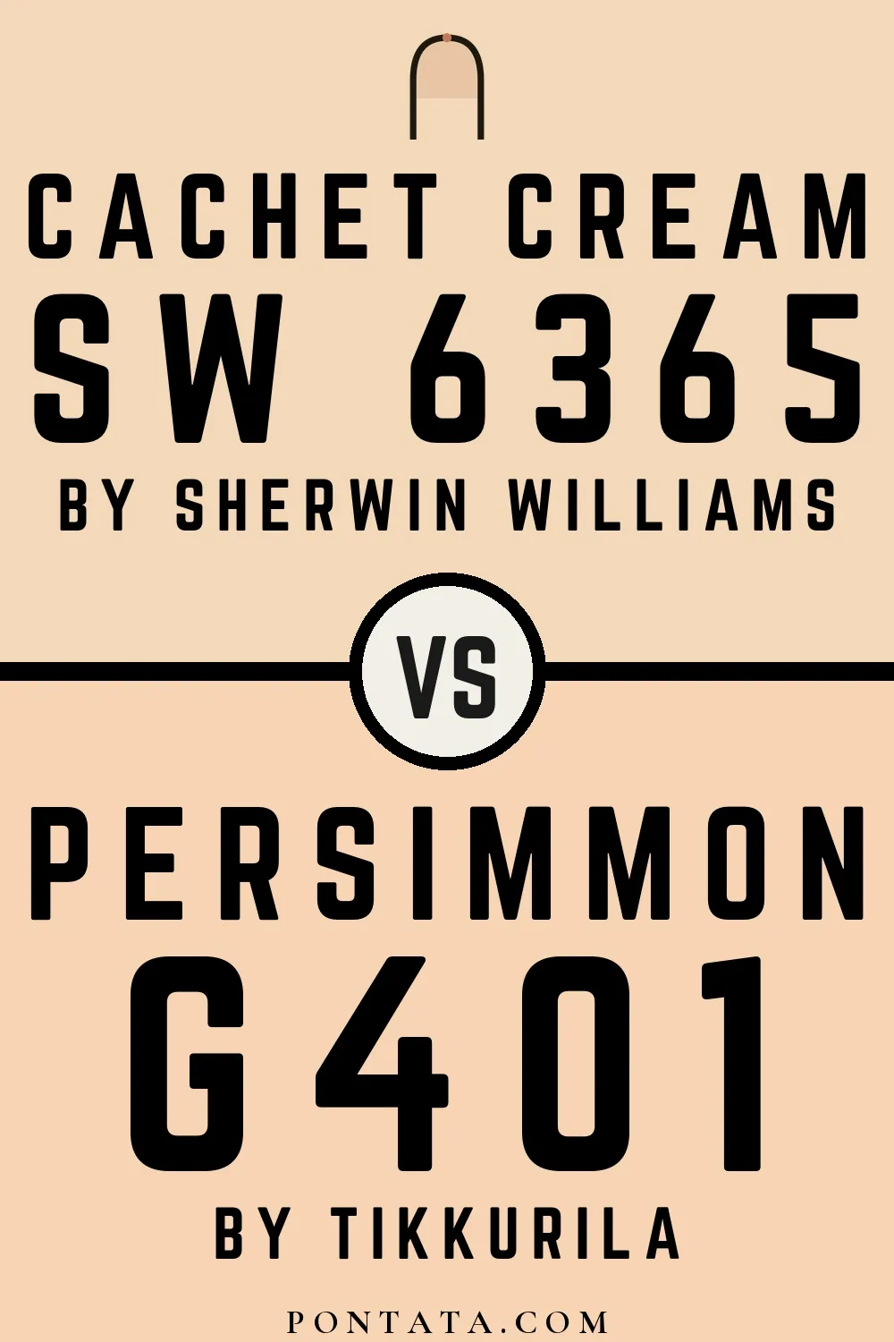 Cachet Cream vs Persimmon