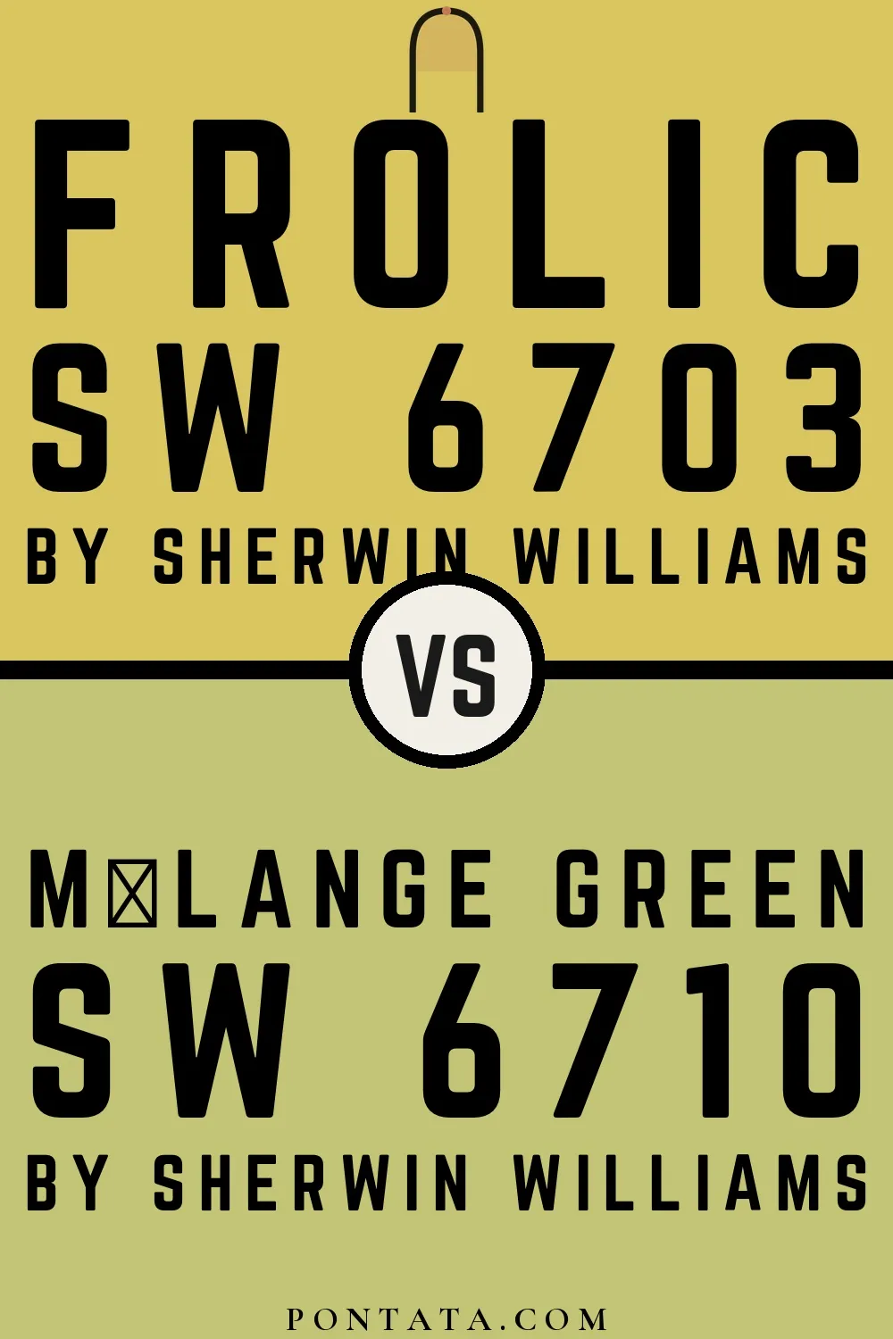 Frolic vs Mélange Green