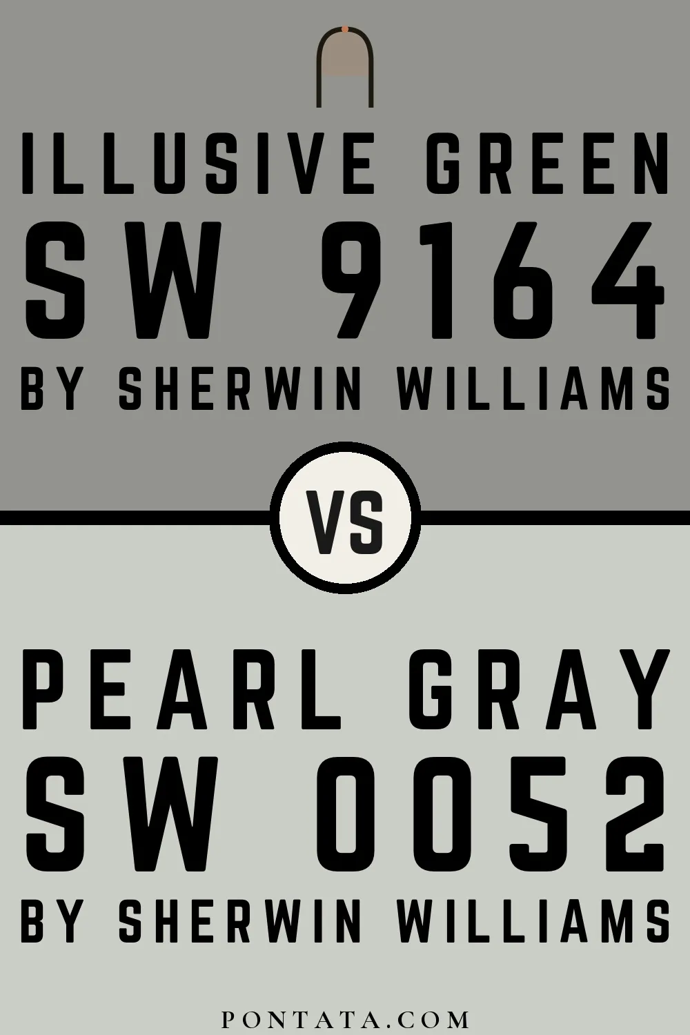 Illusive Green vs Pearl Gray