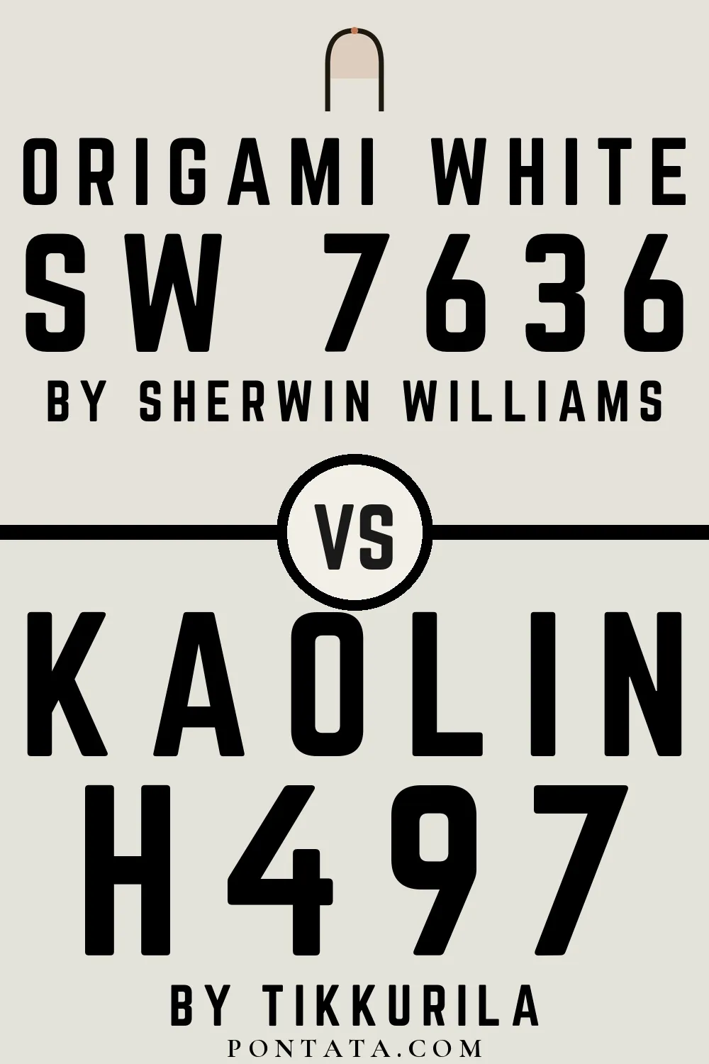 Origami White vs Kaolin