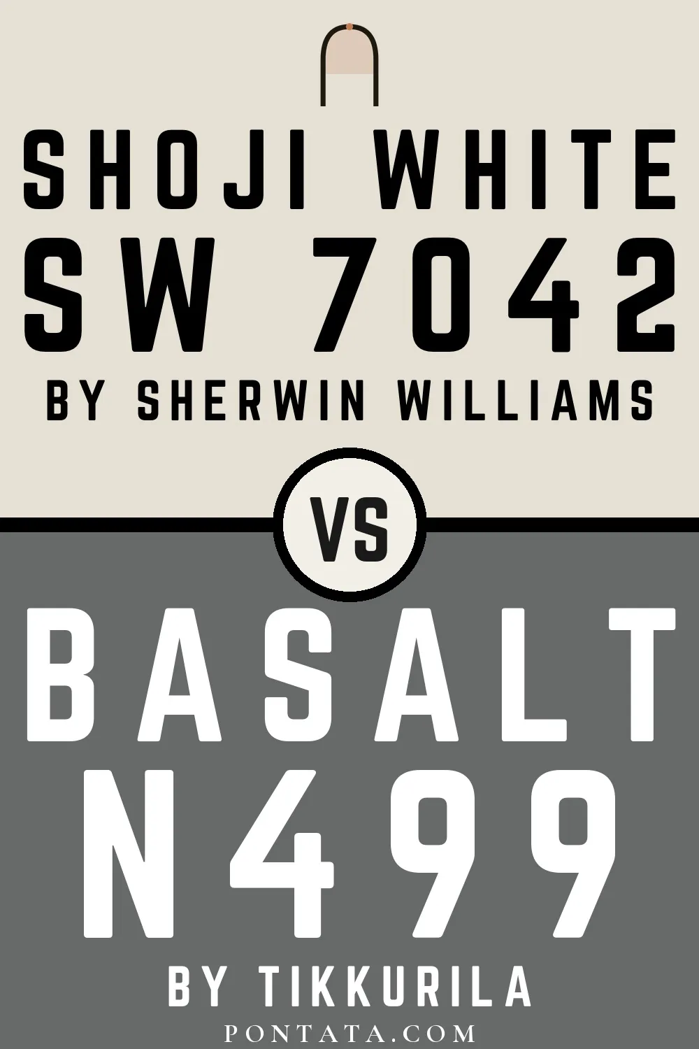 Shoji White vs Basalt