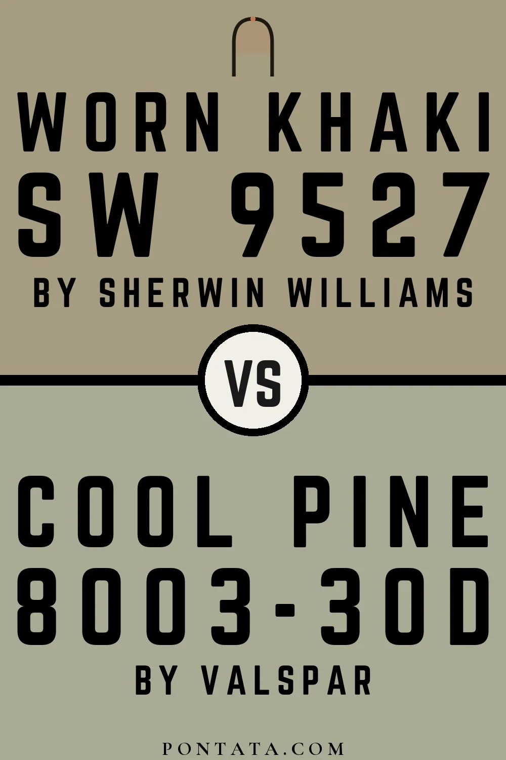 Worn Khaki vs Cool Pine